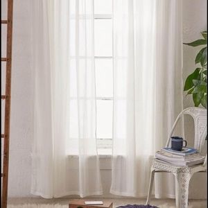 Urban Outfitters White Curtain
